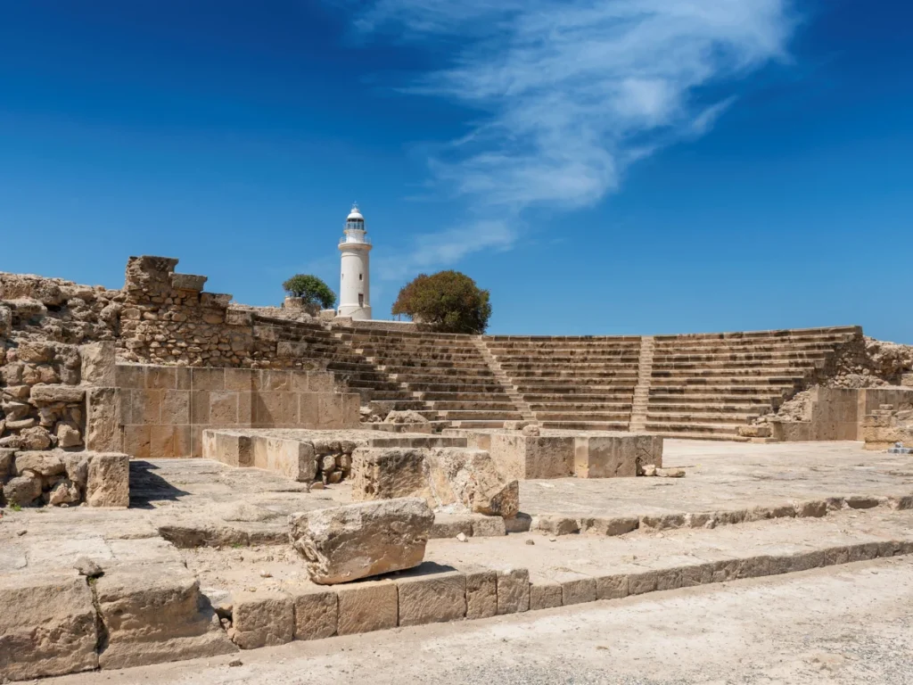 Old ruins in Paphos, Cyprus